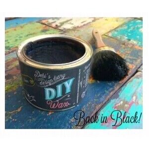 Debi's Design Diary Chalk Paint Black Wax 13.5 Oz